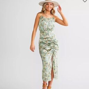 NWOT Satin Floral Midi Dress
WILLOW & ROOT